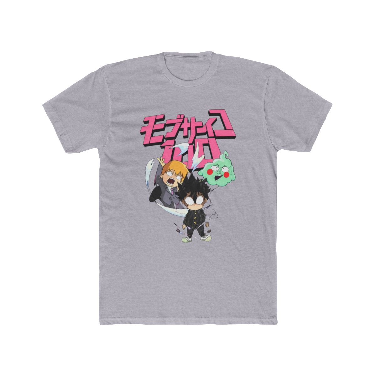 Mob Psycho 100 Group Ghost & Chibi T Shirt - Tokyo Otaku Mode (TOM)