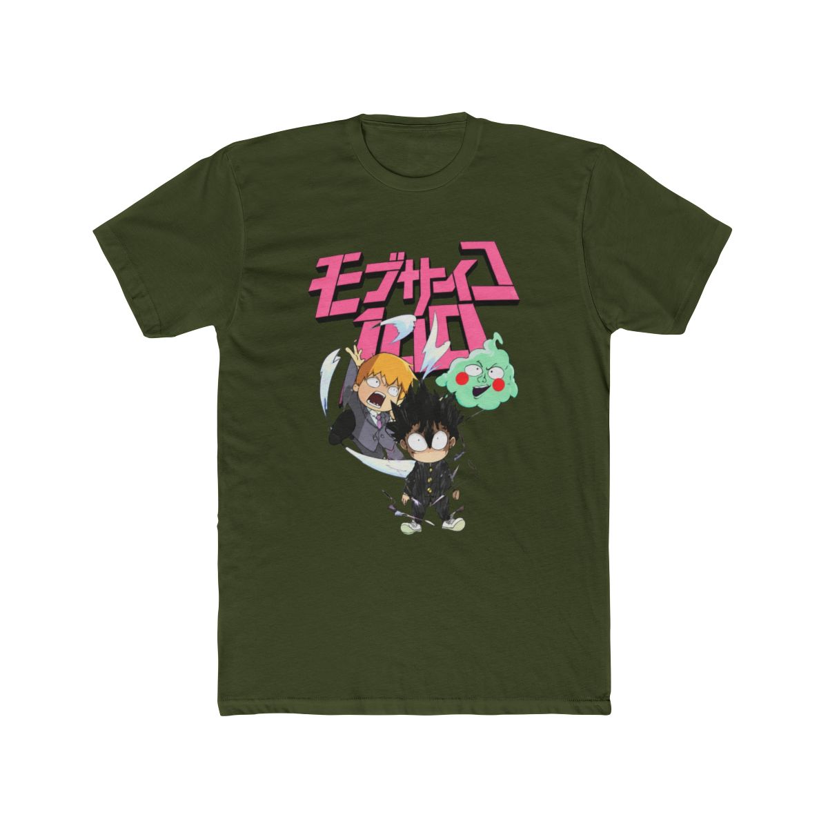 Mob Psycho 100 Group Ghost & Chibi T Shirt - Tokyo Otaku Mode (TOM) - alternate angle 4, merchandise